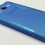 Samsung Galaxy Grand Prime - Custodia blu minigel TPU silicone ultra sottile retro