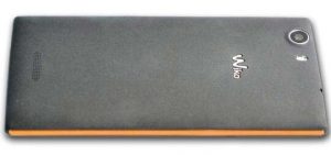 Wiko Ridge 4G retro in policarbonato con cornice di alluminio arancione